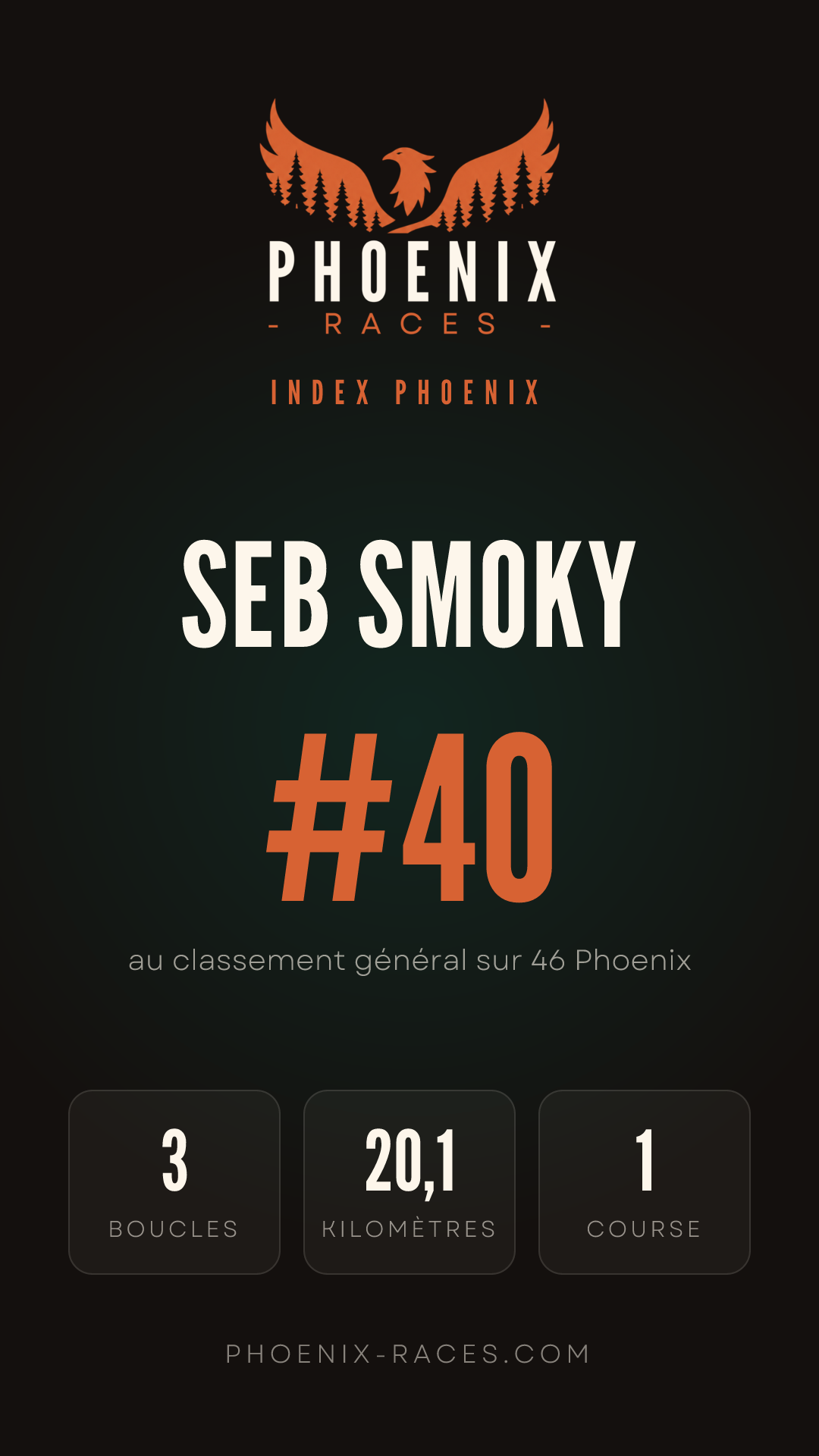 Carte Index Phoenix de Seb Smoky