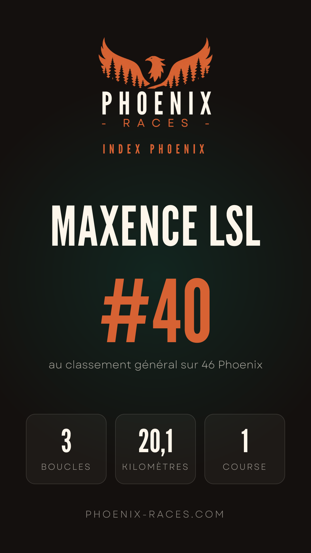 Carte Index Phoenix de Maxence Lsl